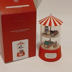 Seasonal Smorgasbord Season's Treatings with Motion 2021 Hallmark Orname…